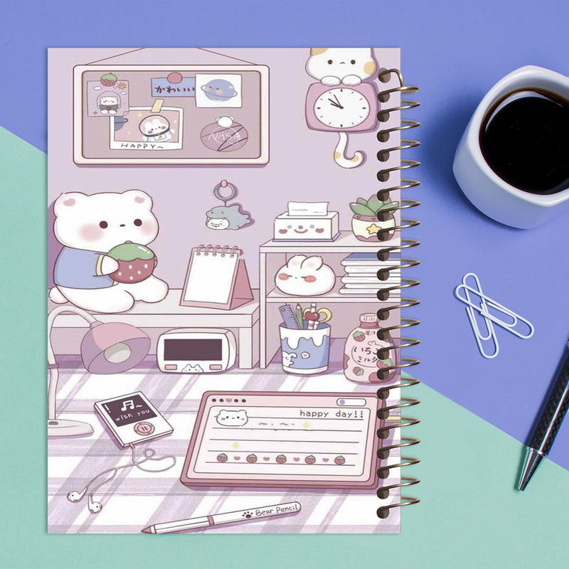 دفتر مشق 100 برگ طرح دخترانه کد H75