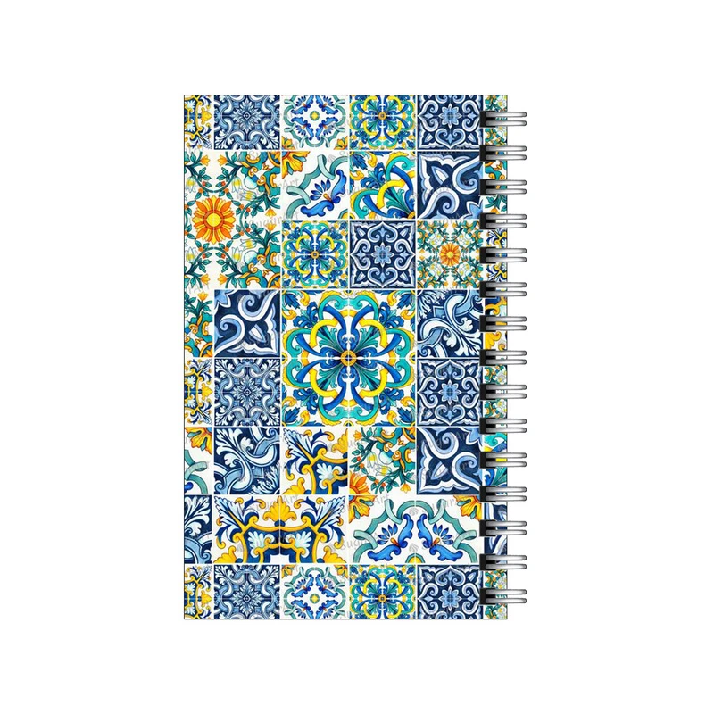 دفترچه یادداشت مدل to do list طرح کاشی آبی کد 2851199