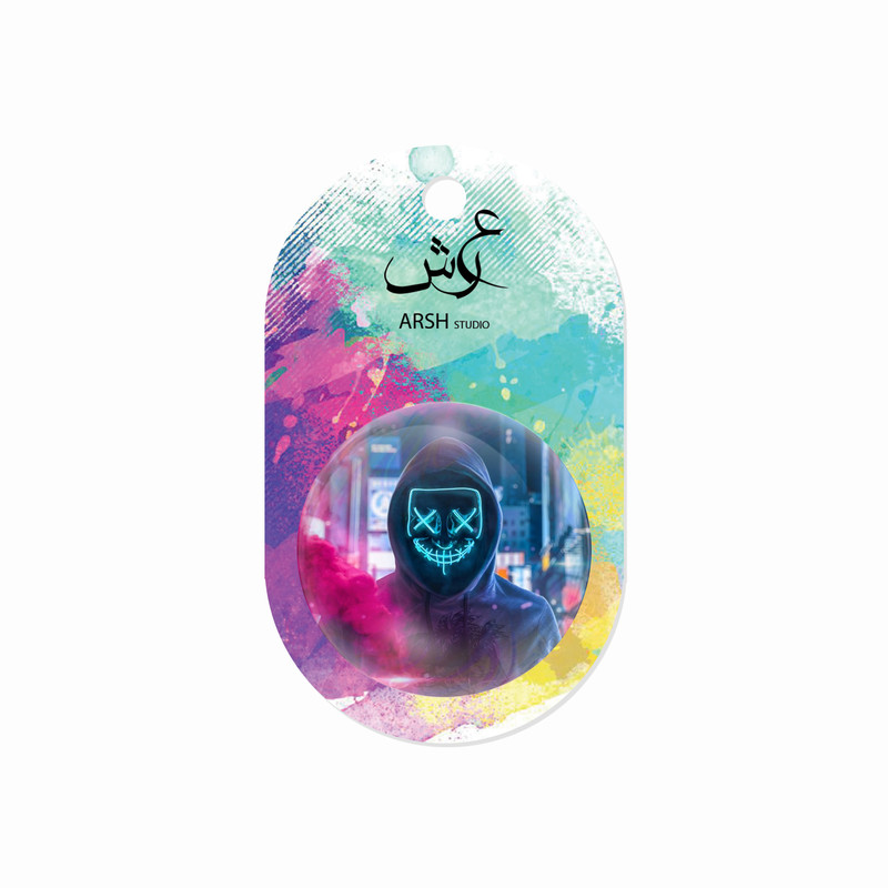 مگنت عرش طرح فانتزی پسرونه ماسک نئونی کد Asm4722 مگنت عرش طرح فانتزی پسرونه ماسک نئونی کد Asm4722