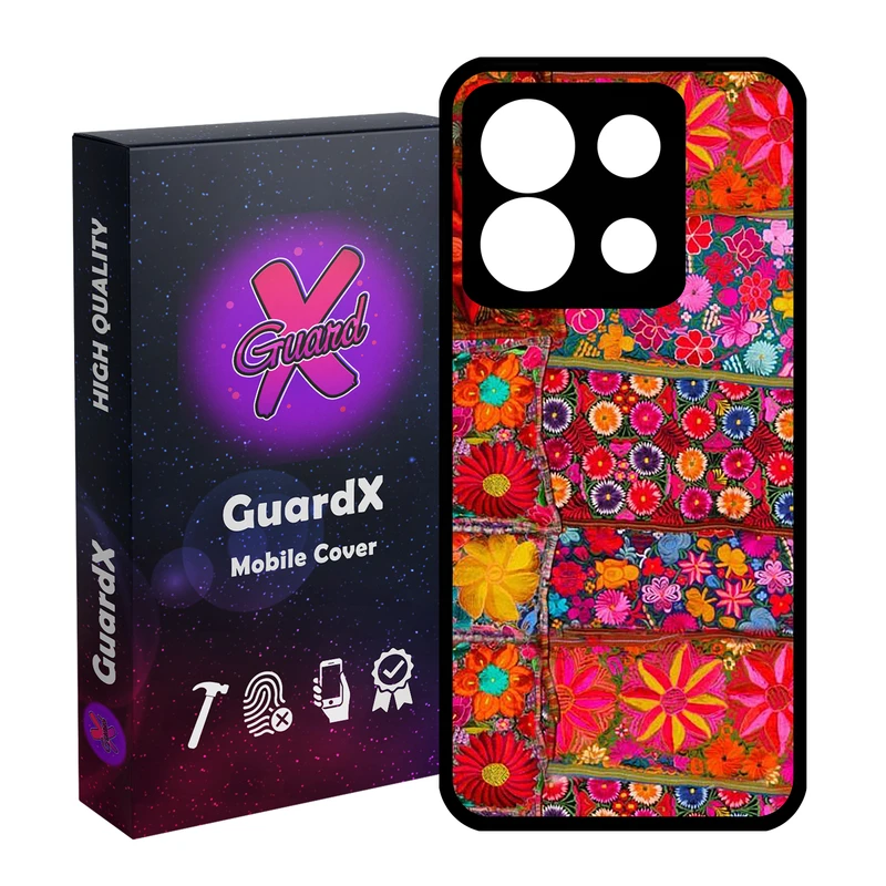 کاور گارد ایکس طرح رنگی مدل Glass10403 مناسب برای گوشی موبایل شیائومی Redmi Note 13 5G