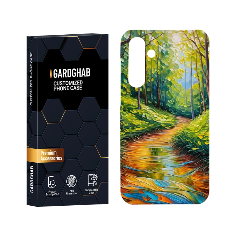 کاور گارد قاب مدل هنری مناسب برای گوشی موبایل سامسونگ Galaxy M35 5G