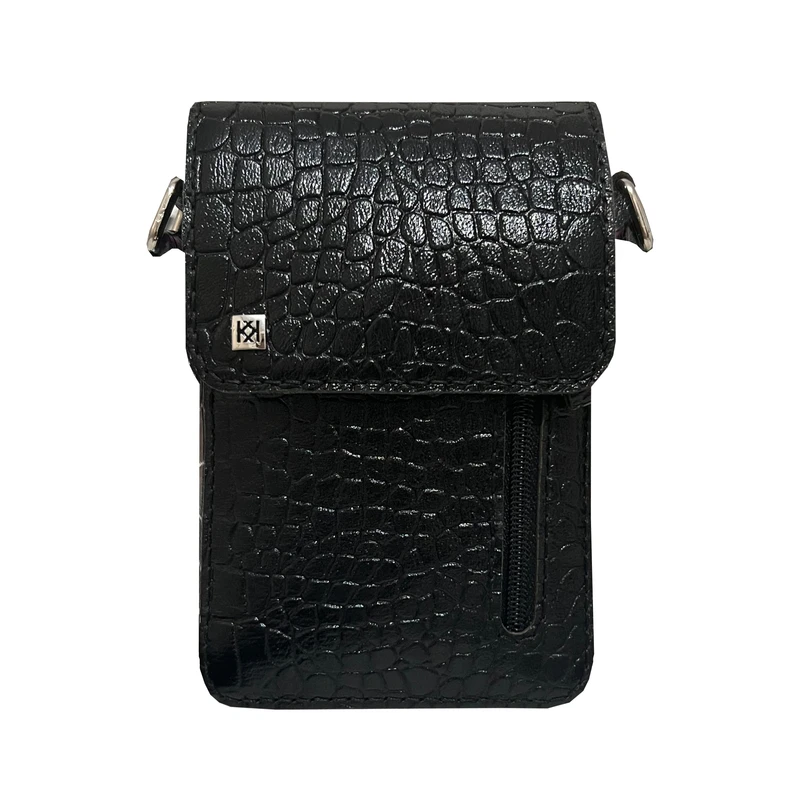 کیف رودوشی مردانه کیهان مدل پوست ماری دارای 3 محفظه