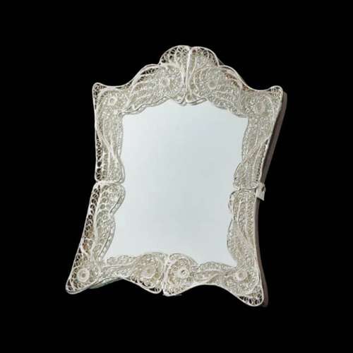 آینه ملیله کاری مدل ترنج کد 02