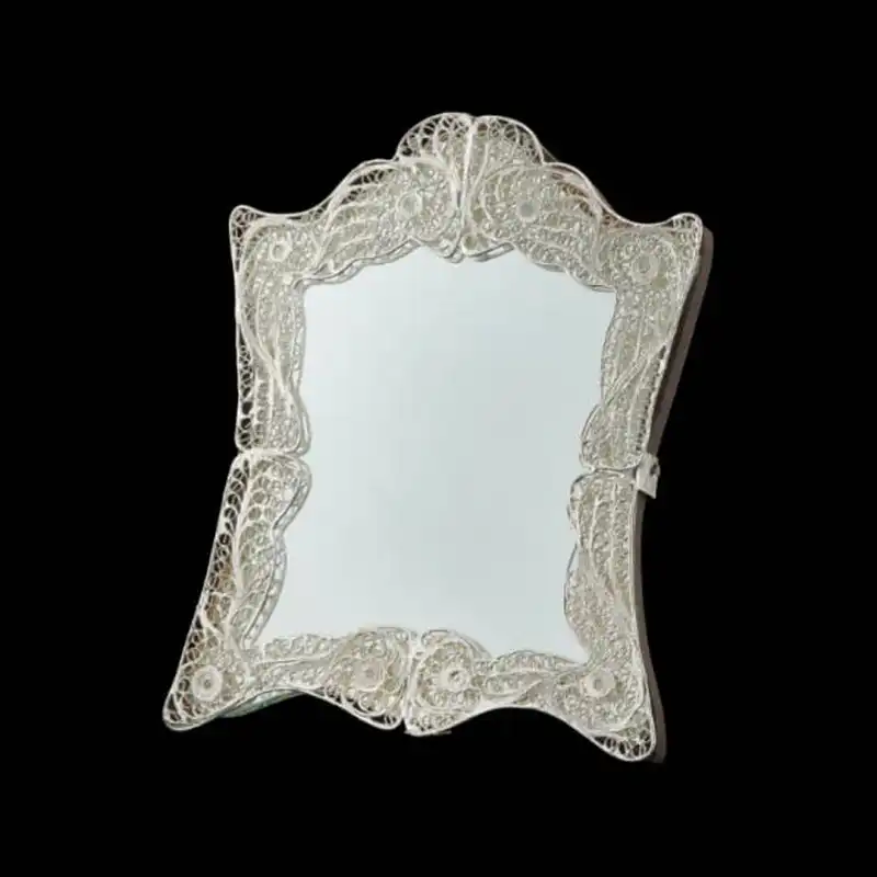 آینه ملیله کاری مدل ترنج کد 03