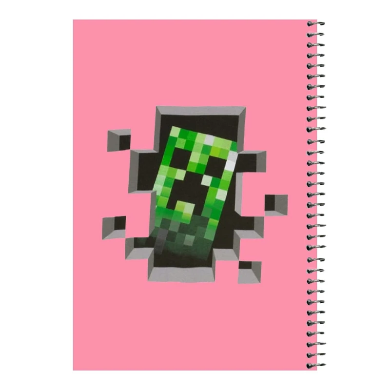 دفتر مشق 80 برگ اس جی مدل ماینکرفت کد۳   