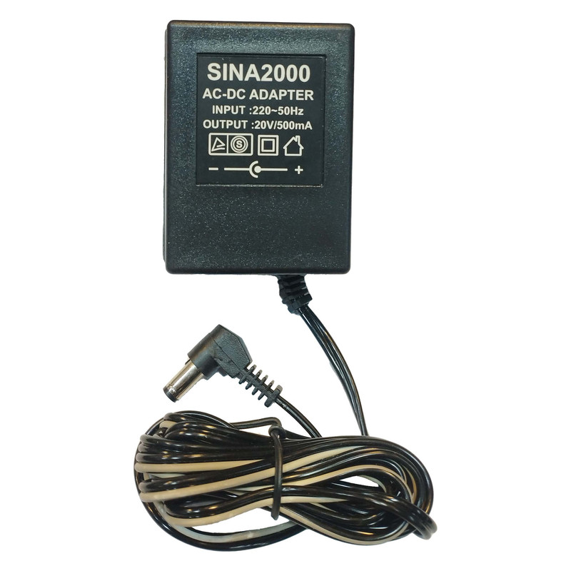 آداپتور 20 ولت 0.3 آمپر سینا مدل KSRE-20V-0.3A آداپتور 20 ولت 0.3 آمپر سینا مدل KSRE-20V-0.3A