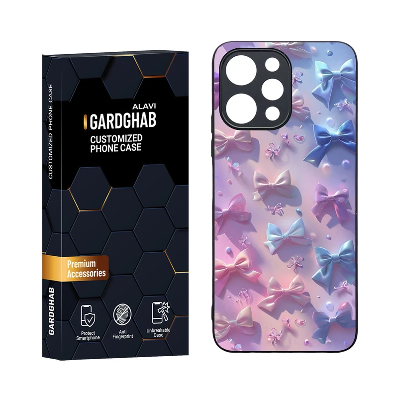 کاور گارد قاب مدل دورژله ای دخترانه مناسب برای گوشی موبایل شیائومی Redmi 12 4G / 5G