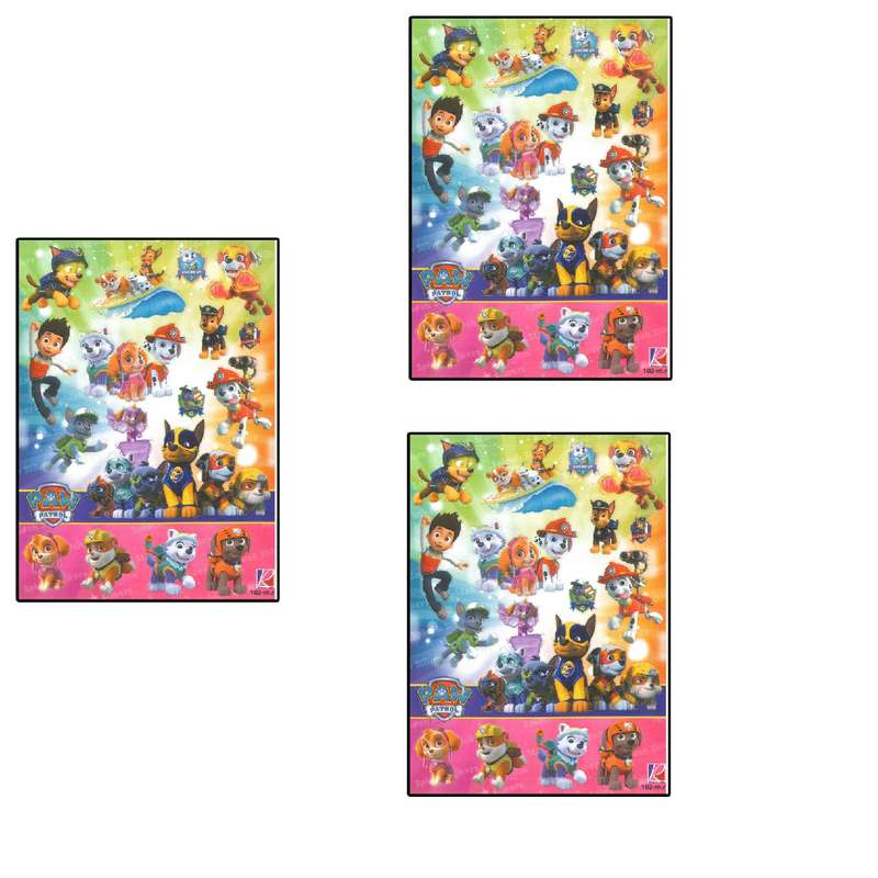 استیکر کودک مدل سگ های نگهبان کد MR - 102 بسته 3 عددی