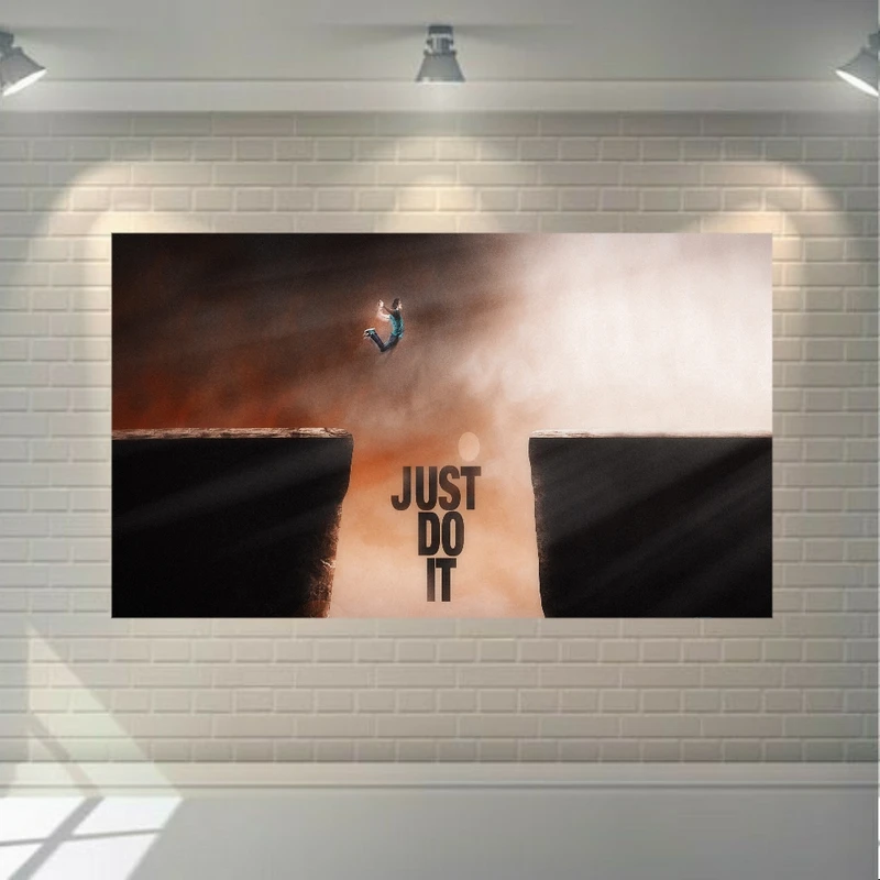 پوستر دیواری طرح انگیزش just do it مدل SDP1919