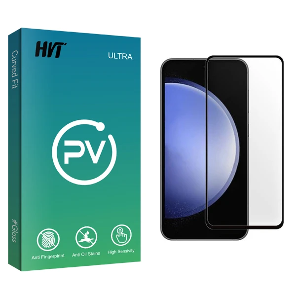 محافظ صفحه نمایش شیشه ای اچ وی تی مدل PV مناسب برای گوشی موبایل سامسونگ Galaxy S23 Fe
