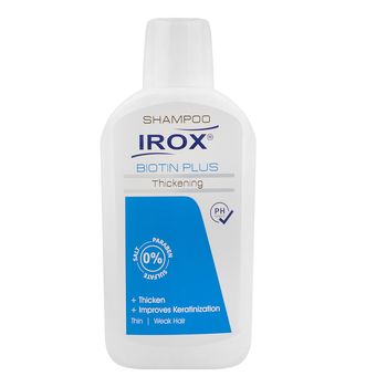 شامپو مو ایروکس مدل Biotin Plus حجم ۲۰۰ میلی‌لیتر