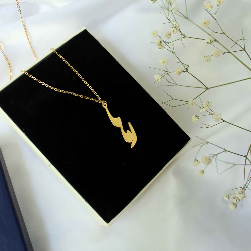 گردنبند زنانه مدل اسم رها