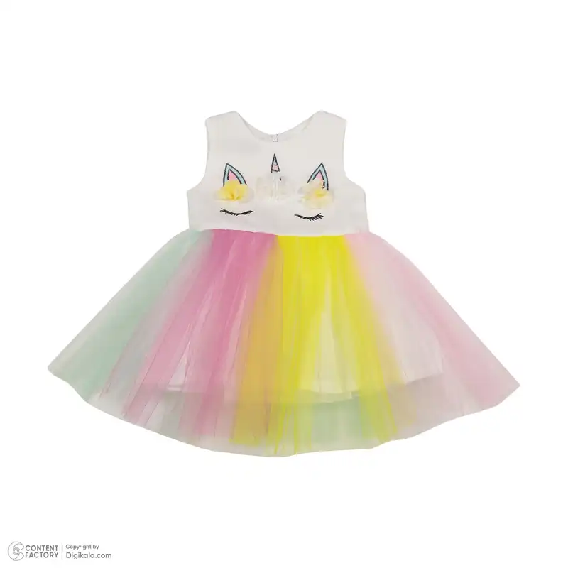 ست پیراهن و تل مو دخترانه تیتیش مدل 2471448-8