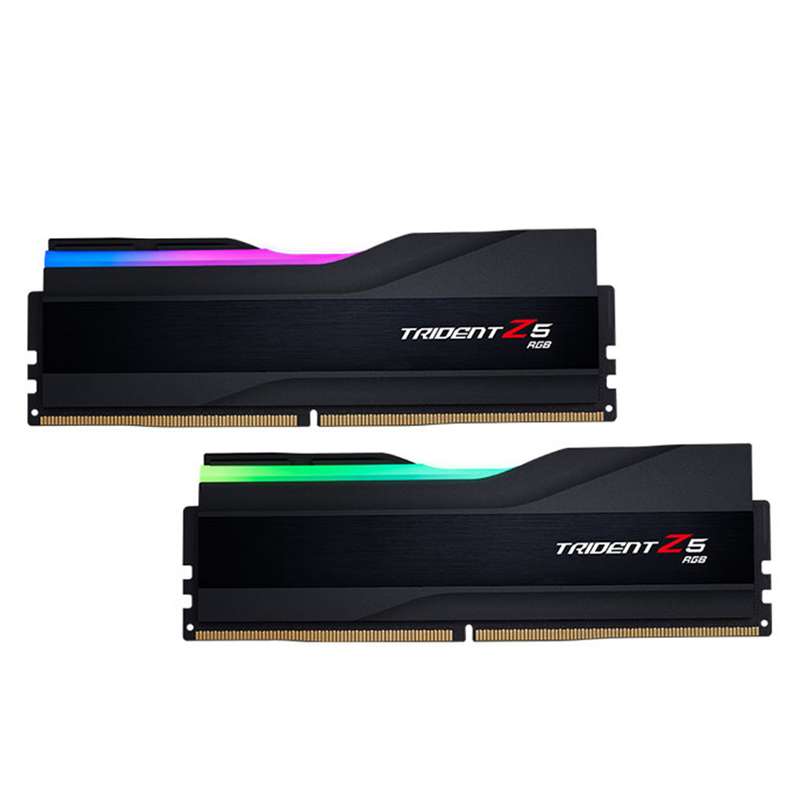 رم دسکتاپ DDR5 دوکاناله 6000 مگاهرتز CL40 جی اسکیل مدل TRIDENT Z5 RGB BLACK ظرفیت 32 گیگابایت
