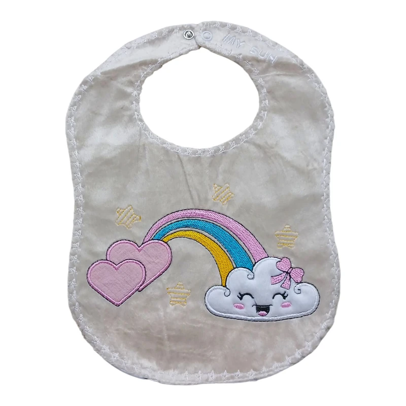 پیش بند نوزادی مدل رنگین کمان کد 3