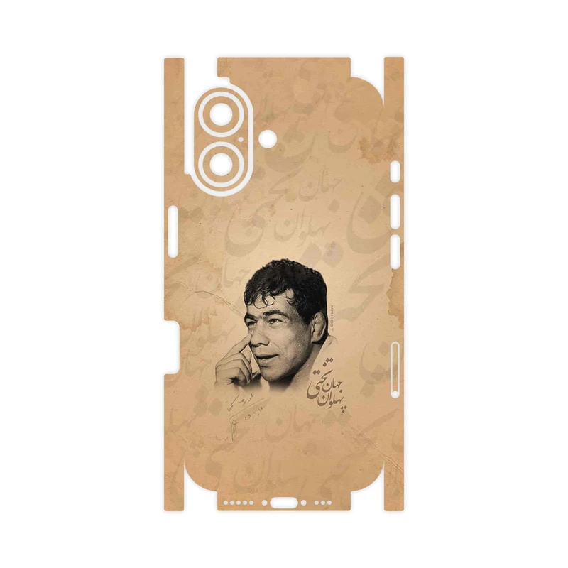 برچسب پوششی ماهوت مدل Gholamreza_Takhti-FullSkin مناسب برای گوشی موبایل اپل iPhone 16