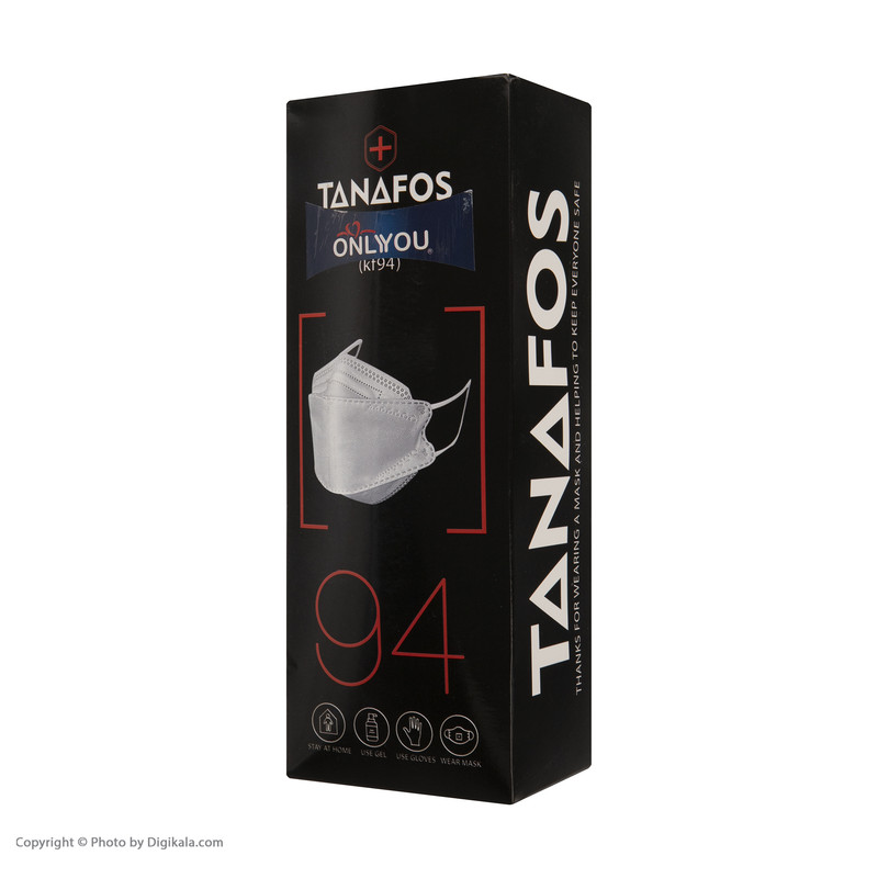 ماسک تنفسی اونلی یو طرح سه بعدی مدل تنفس کد Grn 610 بسته 25 عددی