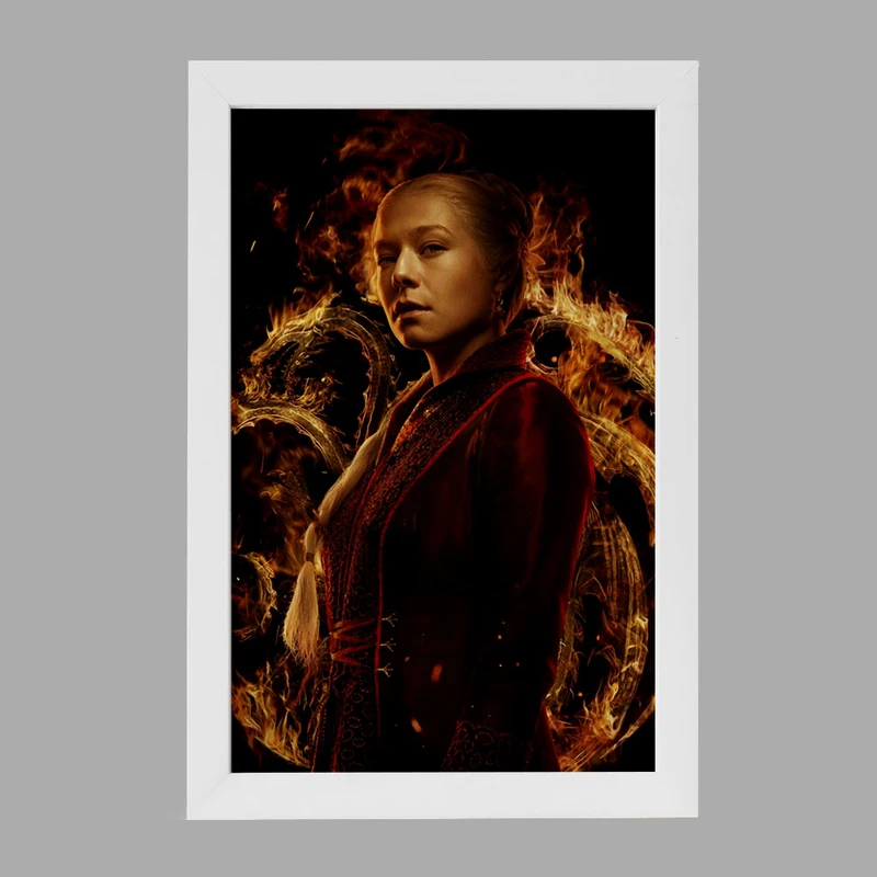 تابلو خندالو مدل رینیرا سریال خاندان اژدهایان House of dragon کد 28507