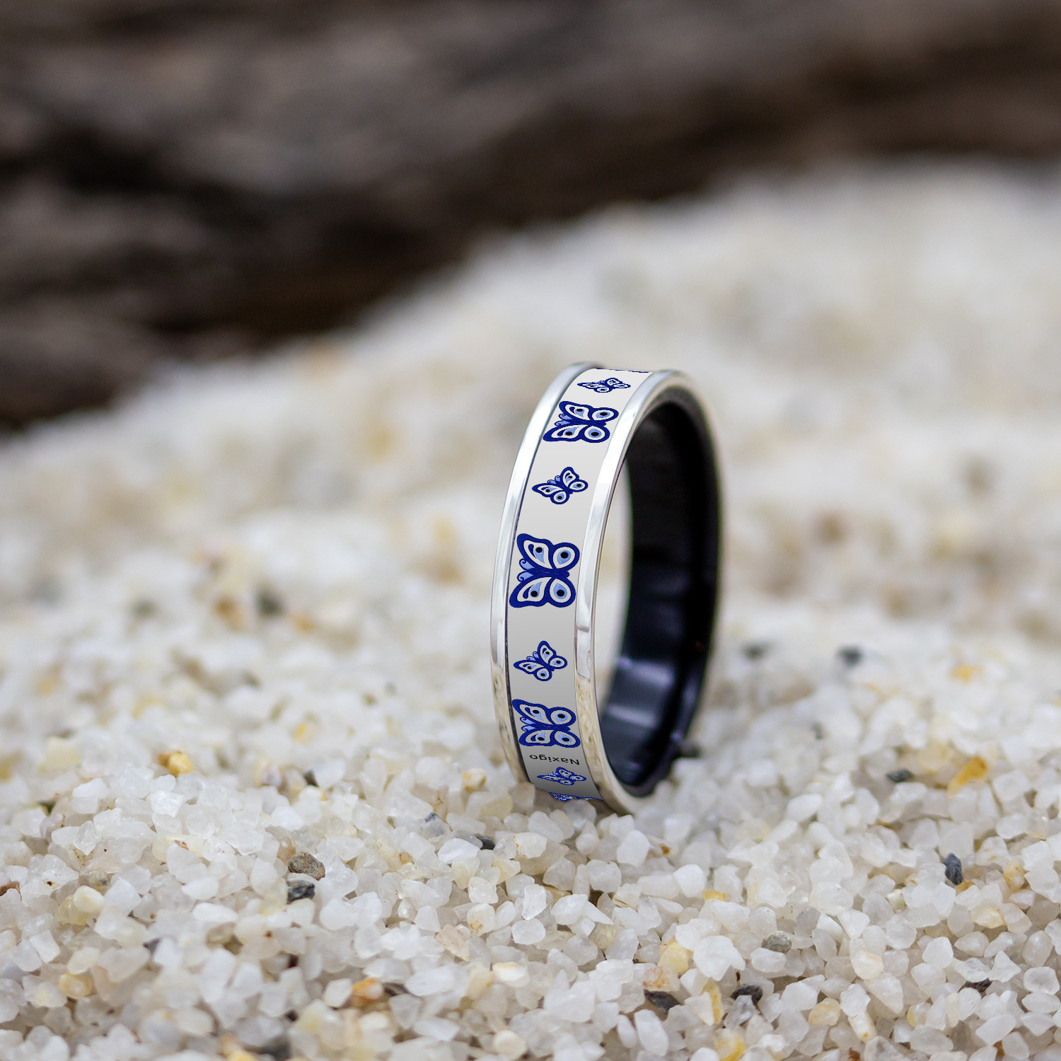 انگشتر ناکسیگو مدل چشم نظر کد RB16074