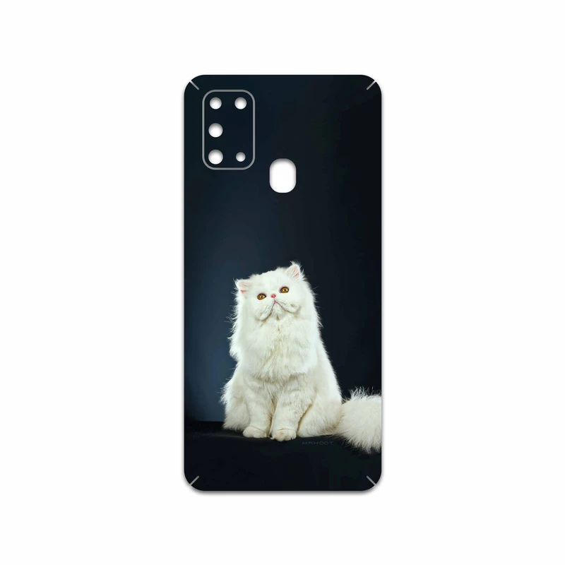 برچسب پوششی ماهوت مدل Persian cat مناسب برای گوشی موبایل سامسونگ Galaxy M31