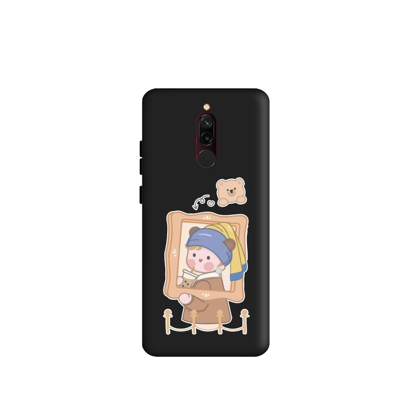 کاور طرح دخترانه هنری کد m2670 مناسب برای گوشی موبایل شیائومی Redmi 8
