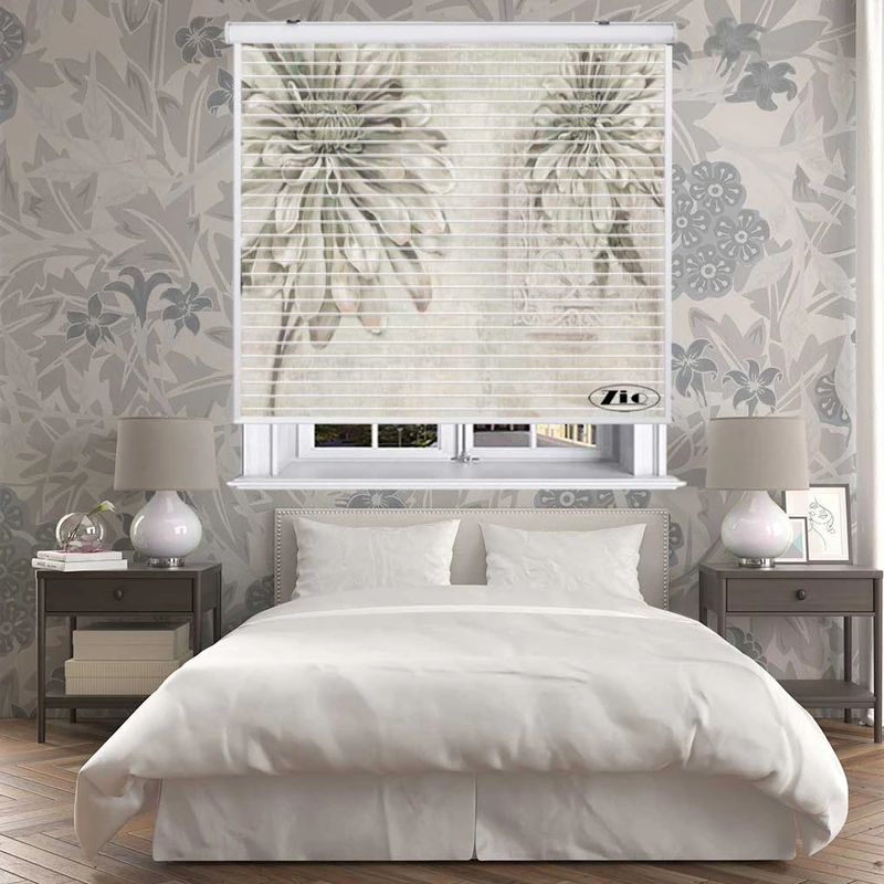 پرده زبرا زیو مدل سیلوئت 3D1455 سایز 150x150 سانتی متر