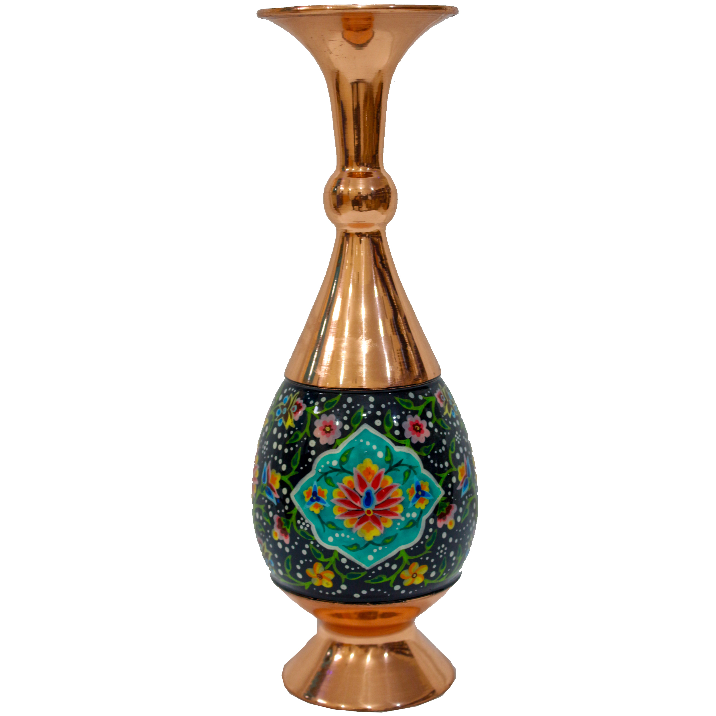 گلدان مسی طرح میزبان