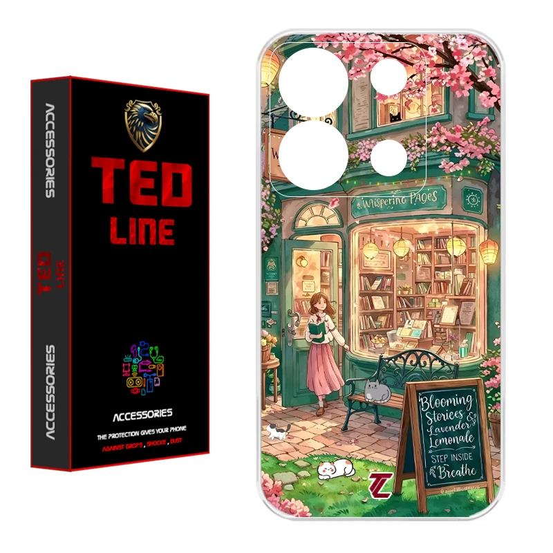 کاور تدلاین طرح دختر کد 1225 مناسب برای گوشی موبایل شیائومی Redmi Note 13 Pro 5G / Poco X6