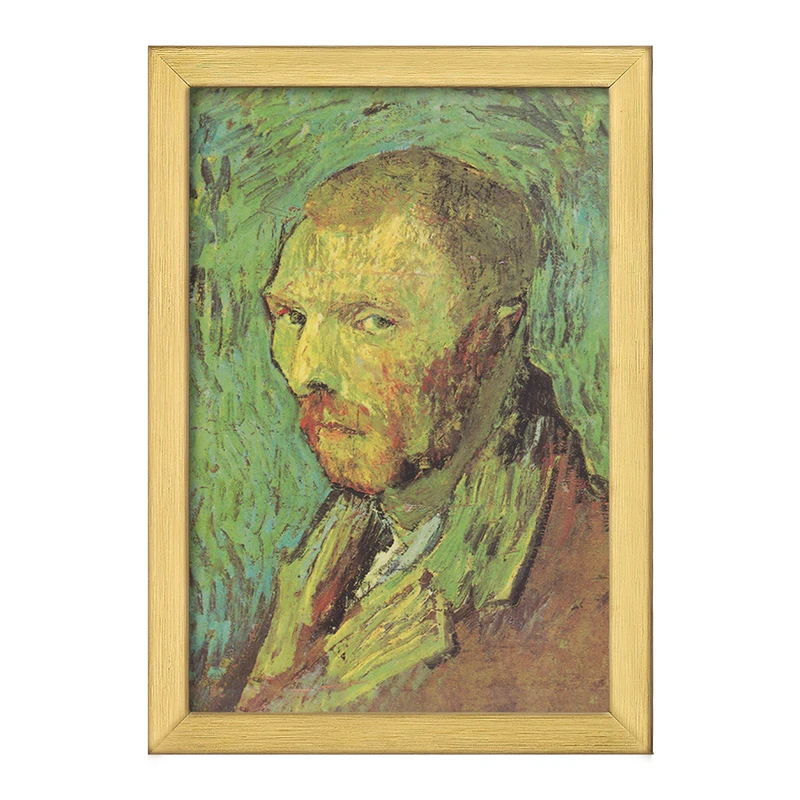 تابلو خندالو طرح سلف پرتره ونسان ونگوگ (Van Gogh) کد 36808
