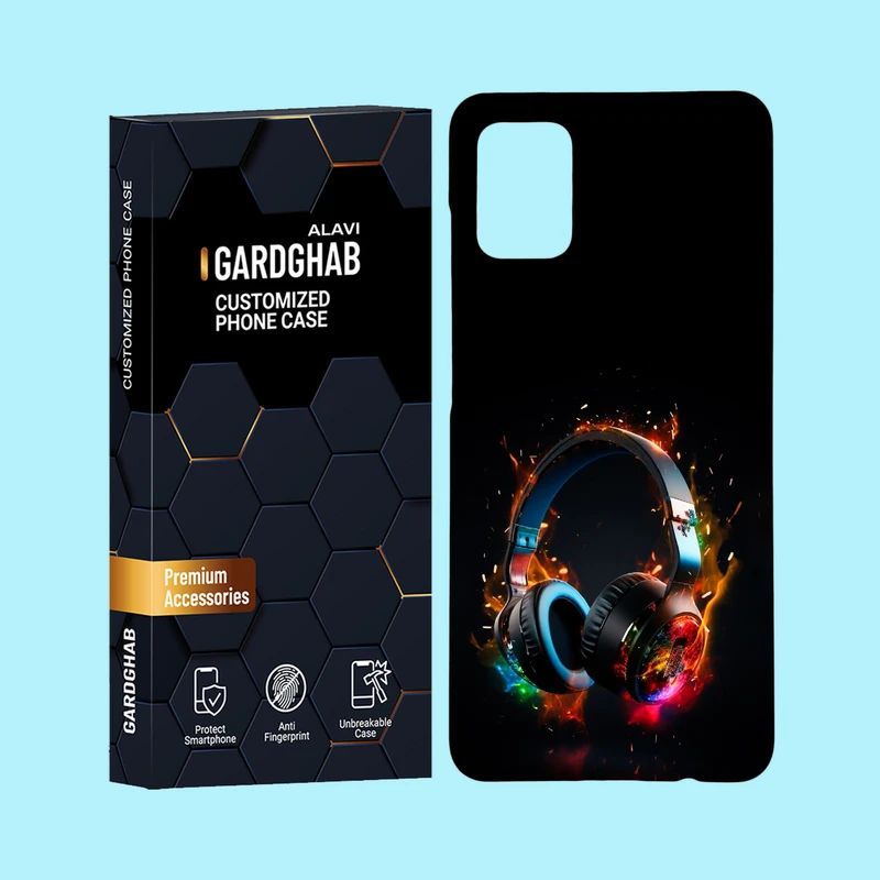 کاور گارد قاب علوی مدل ساز و موزیک مناسب برای گوشی موبایل سامسونگ Galaxy A31