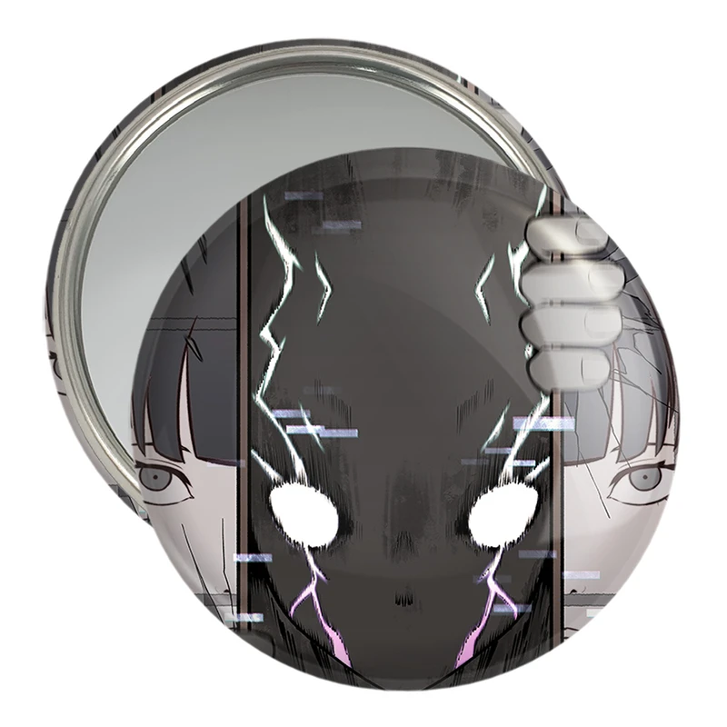 آینه جیبی خندالو مدل شییکو انیمه موب سایکو Mob Psycho 101 کد 24462