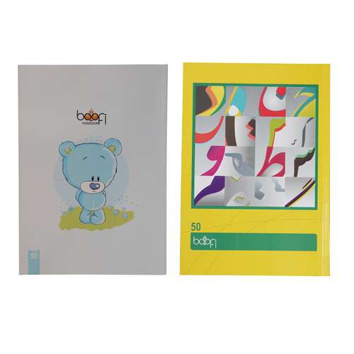 دفتر مشق 50 برگ بوفی مدل 05 بسته 2 عددی
