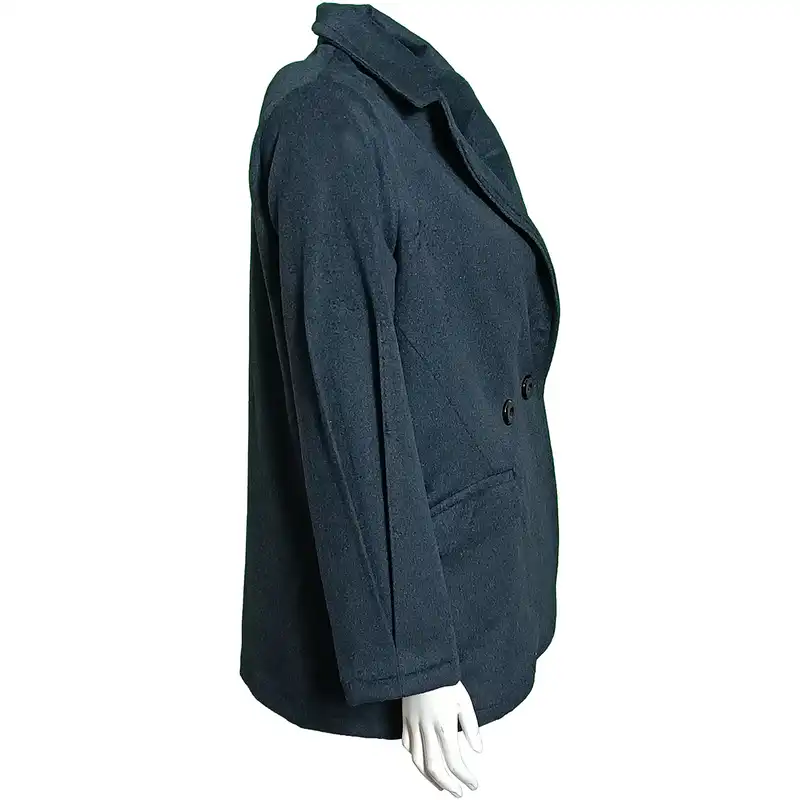 پالتو زنانه بی تی مدل فوتر پوستی کد NB255 رنگ سرمه ای