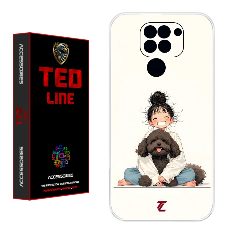 کاور تدلاین طرح سگ کد 1199 مناسب برای گوشی موبایل شیائومی Redmi Note 9