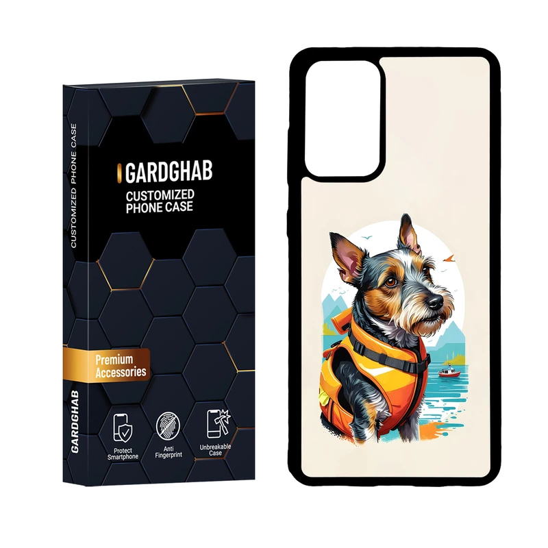 کاور گارد قاب مدل دور ژله ای هنری مناسب برای گوشی موبایل سامسونگ Galaxy A72