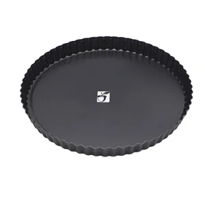 قالب تارت مدل بلوط طرح گرد کد YPB-30x30x2.5CM