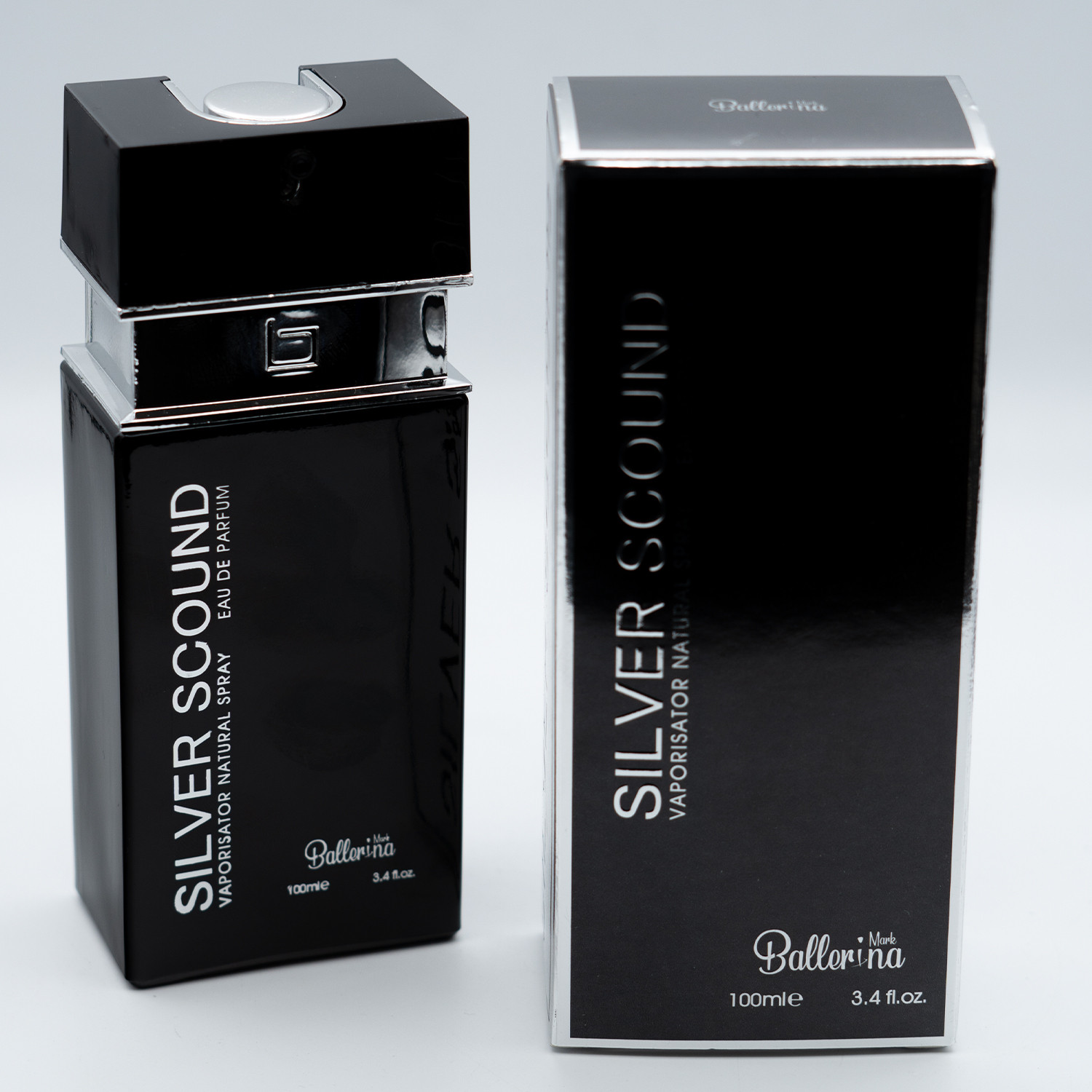 ادو پرفیوم مردانه بالرینا مدل SILVER SCOUND حجم 100 میلی لیتر