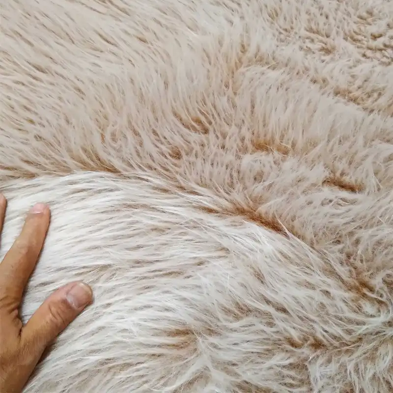 پارچه لباس مدل خز گلوریا کد golden-5