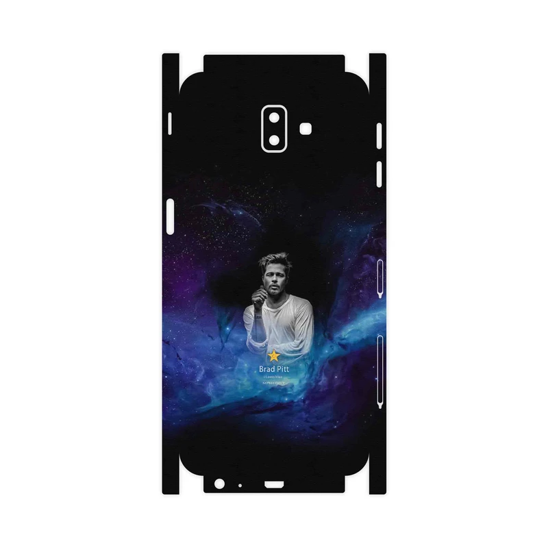 برچسب پوششی ماهوت مدل Brad Pitt-FullSkin مناسب برای گوشی موبایل سامسونگ Galaxy J6 Plus