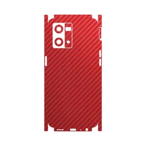 MAHOOT Red-Fiber-FullSkin Cover Sticker for Oppo Reno 8 4G
