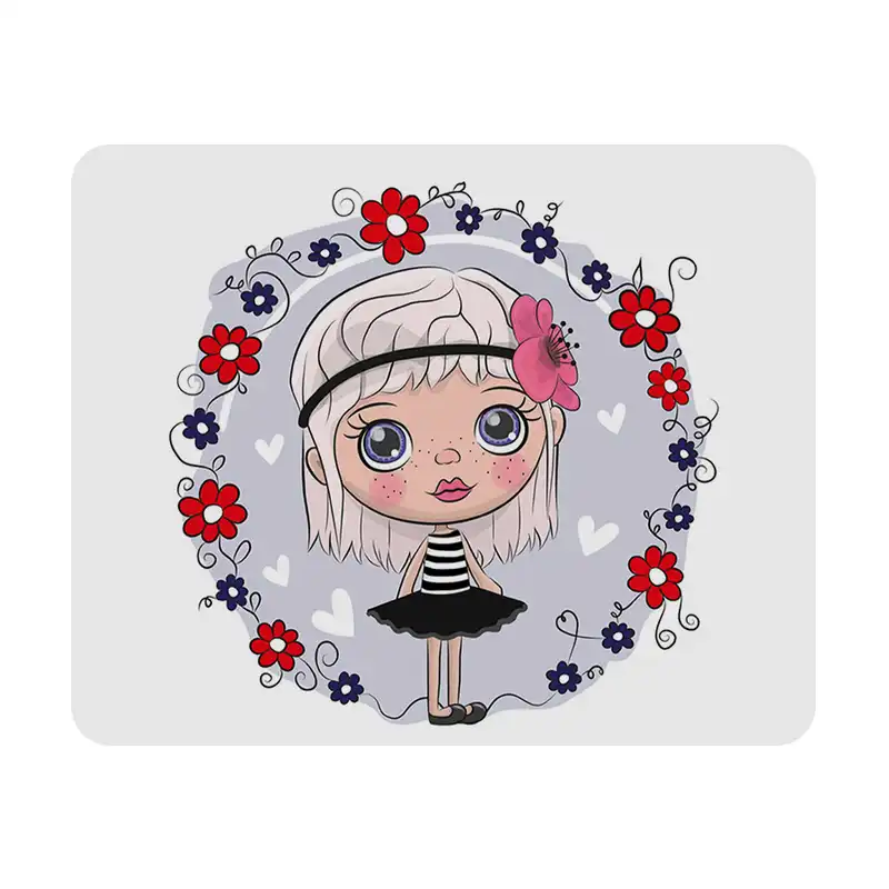 ماوس پد طرح دختر کد P100213