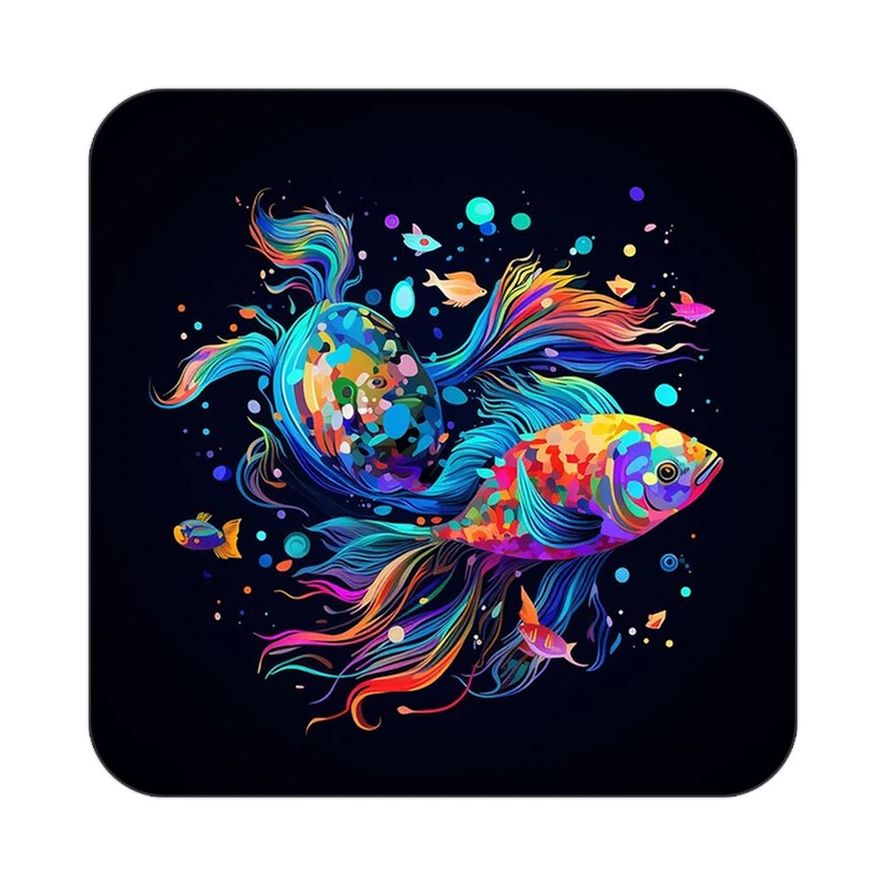 زیر لیوانی کاکتی طرح حیوانات رنگی مدل mp26898