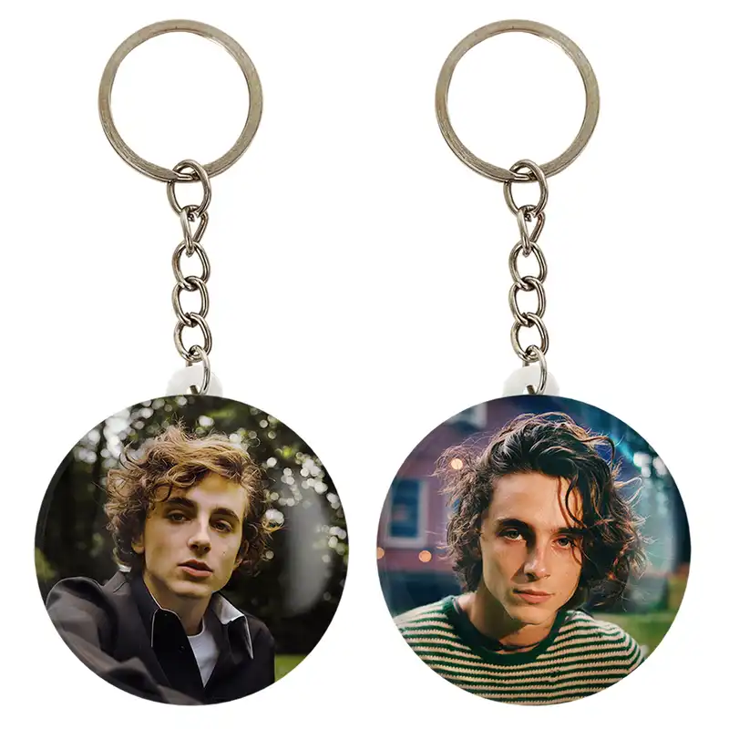 جاکلیدی خندالو مدل تیموتی شالامی Timothée Chalamet کد 1929119296 مجموعه 2 عددی