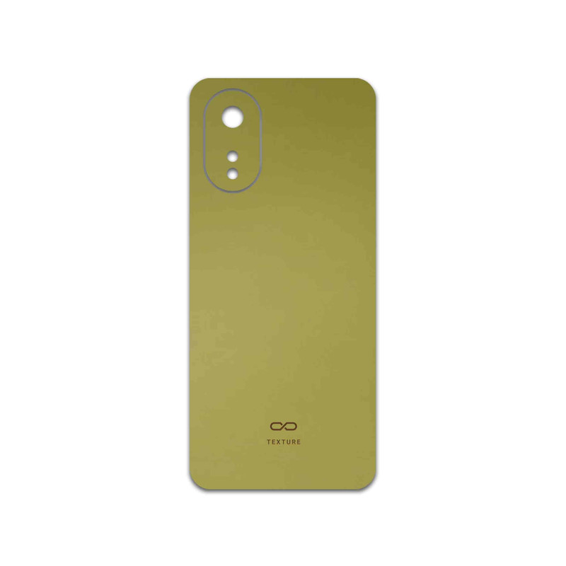 برچسب پوششی ماهوت مدل Matte-Gold مناسب برای گوشی موبایل اپو A38