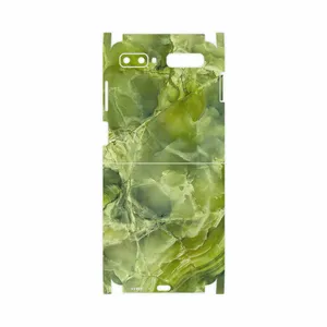 MAHOOT Green-Crystal-Marble-FullSkin Cover Sticker for Samsung Galaxy Z Flip