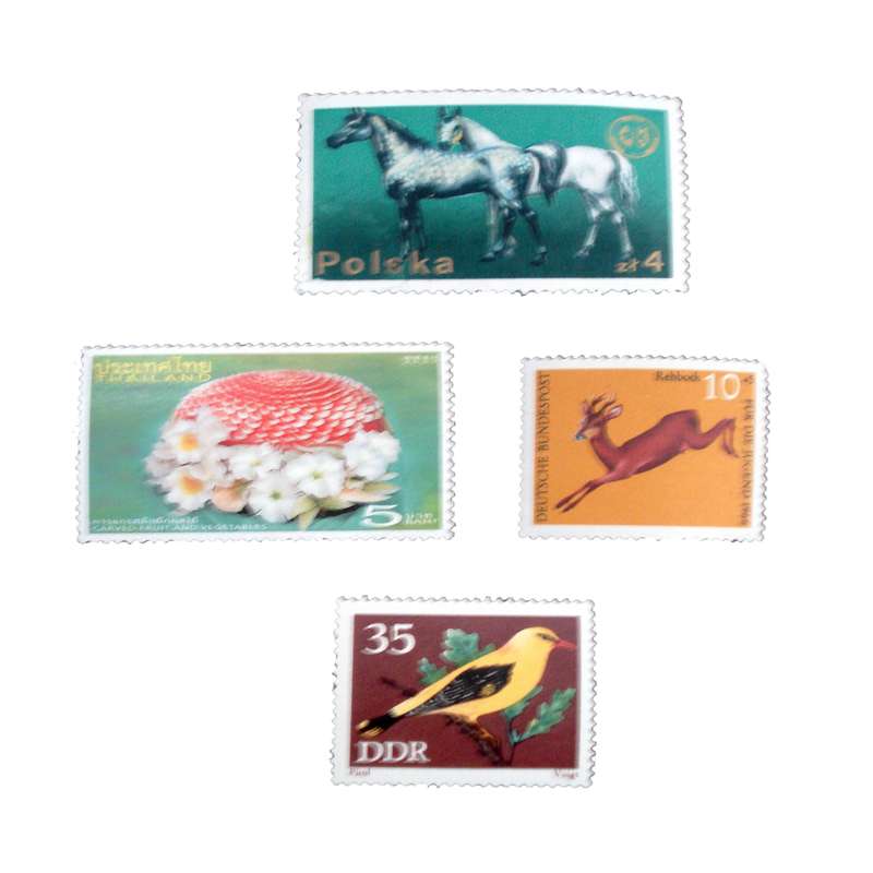 تمبر یادگاری مدل ملل کد  DS1710  مجموعه 4 عددی 