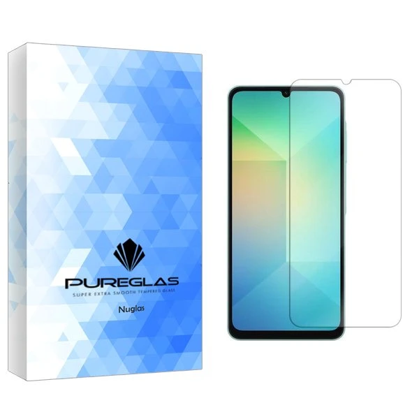 محافظ صفحه نمایش پیور گلس مدل NueGlasnewpkg مناسب برای گوشی موبایل سامسونگ Galaxy A06