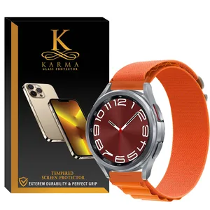بند کارما مدل Alpine-KA22 مناسب برای ساعت هوشمند فسیل  Fossil Gen 5 carlyn 
