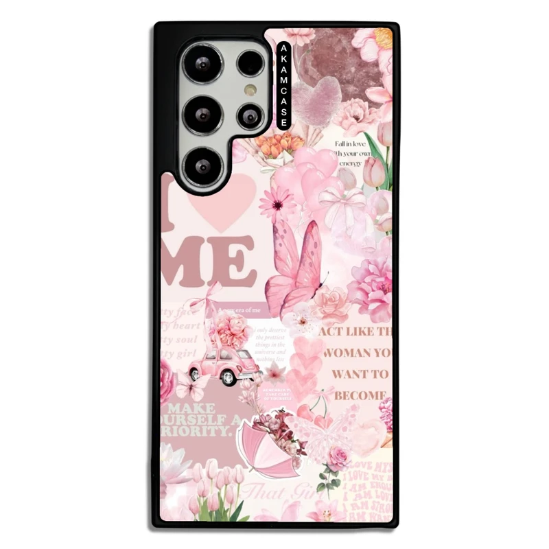 کاور آکام مدل AMC-WSGS22U-PINK-12 مناسب برای گوشی موبایل سامسونگ Galaxy S22 Ultra