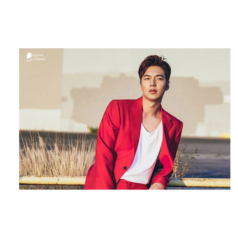 پوستر دیواری بادکنک آبی طرح Lee Min-ho مدل K6